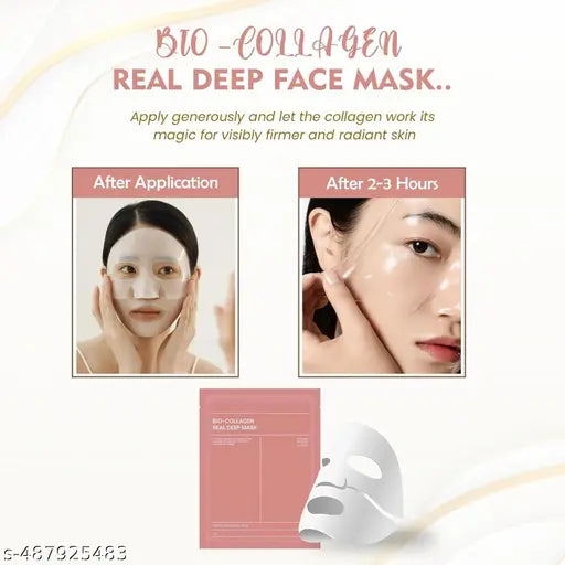 Face Mask Bio-Collagen Real Deep Mask Deep Collagen Overnight Mask