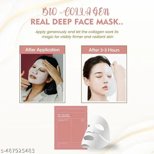 Face Mask Bio-Collagen Real Deep Mask Deep Collagen Overnight Mask